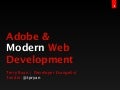 Adobe and Modern Web Development