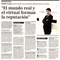 Adolfo Corujo en el Diario Gestión