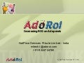 StartupSaturday Mumbai Dec08 - AdoRoi Demo