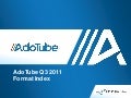 AdoTube Format Index Q3 2011