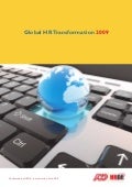 ADP - Global HR transformation 2009
