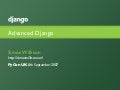 Advanced Django