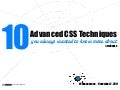 10 Advanced CSS Techniques (You Wish You Knew More About)