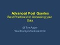 Advanced Post Queries