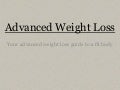 Advanced Weight Loss