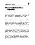 Advanced world of Mobile Phones & Applications