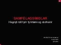Samfelagsmiðlar og fyrirtaeki; Twitter, Facebook og Google