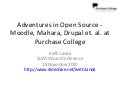 Adventures in open source