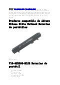 Advent v10 3 s2200-m1s2 v10-3s2200-s1s6 baterías compatible de advent milano elite netbook baterías de portátiles
