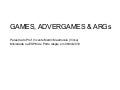 Advergame Arg Presentation