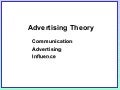 Advertising Theory