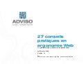 27 conseils pratiques en ergonomie Web