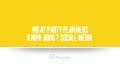 What Party Planners Know About Social Media