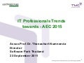 IT Professionals Trends  towards - AEC 2015