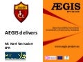 AEGIS presentation at DRT4ALL (by Karel Van Isacker - EPR)