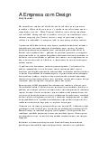 A empresa com design