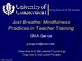 Just Breathe: Mindfulness Practices in Teacher Training