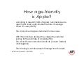 Is Apple an Age-Friendly brand?