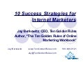 10 Success Strategies for Internet Marketers