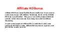 Affiliate HD Bonus - Get BONUSES for Buying Affiliate HD