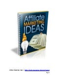 Affiliate marketing ideas