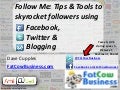 Affiliatsyd 2011- Follow Me: Tips & Tools to skyrocket followers using Facebook, Twitter & Blogging