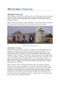 Affordable Housing - Formwork