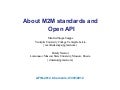 About M2M Standards