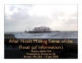After Noah: Making Sense of the Flood (of Information)