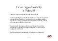 Is Yakult an Age-Friendly brand?