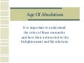 Age of Absolutism
