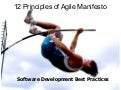 Agile Software Development - Twelve Principles
