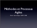 Methodologies de Developpement Agiles : Scrum et XP