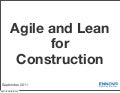 Agile and Lean for Construction