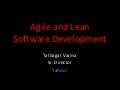 Agile and Lean Software Development