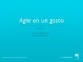 "Agile en un gesto" por @CarlosTheSailor