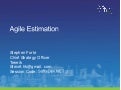 Agile estimation