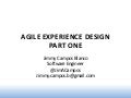 Agile experience design part one