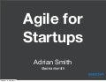 Agile for Startups