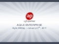 Agile Mëtteg - Jan. 2011