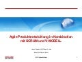 Agile Produktentwicklung in Kombination mit Scrum und V-Modell