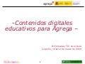 Agrega  -Contenidos - III Jornadas TIC Rioja