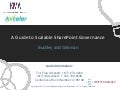 A Guide to Scalable SharePoint Governance