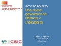 Aguillo Acceso Abierto Metricas