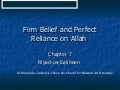Ahadith On Reliance On Allah
