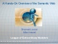 A Hands On Overview Of The Semantic Web