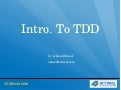 Introduction to TDD (Test Driven development) - Ahmed Shreef