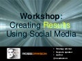 Workshop: Creating Results With Social Media in HR