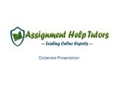 Assignment Help Tutors Presentation