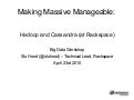 Hadoop and Cassandra at Rackspace